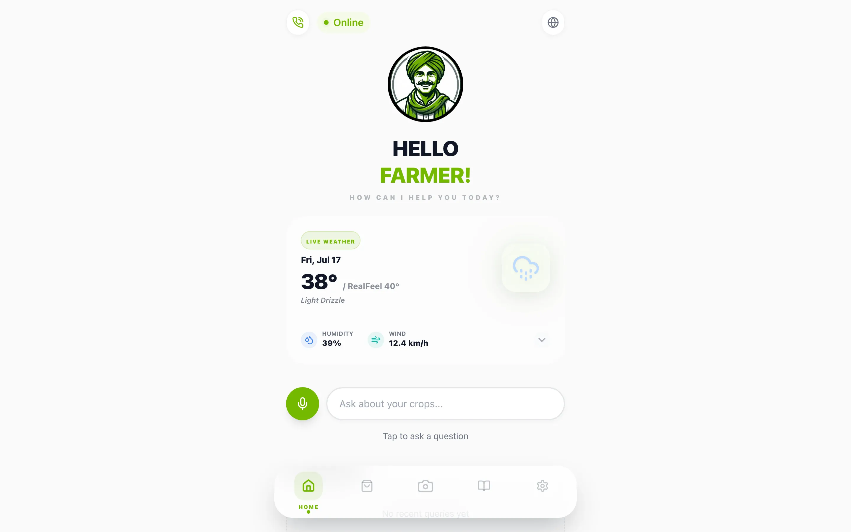 Screenshot of AgroTalk Assist