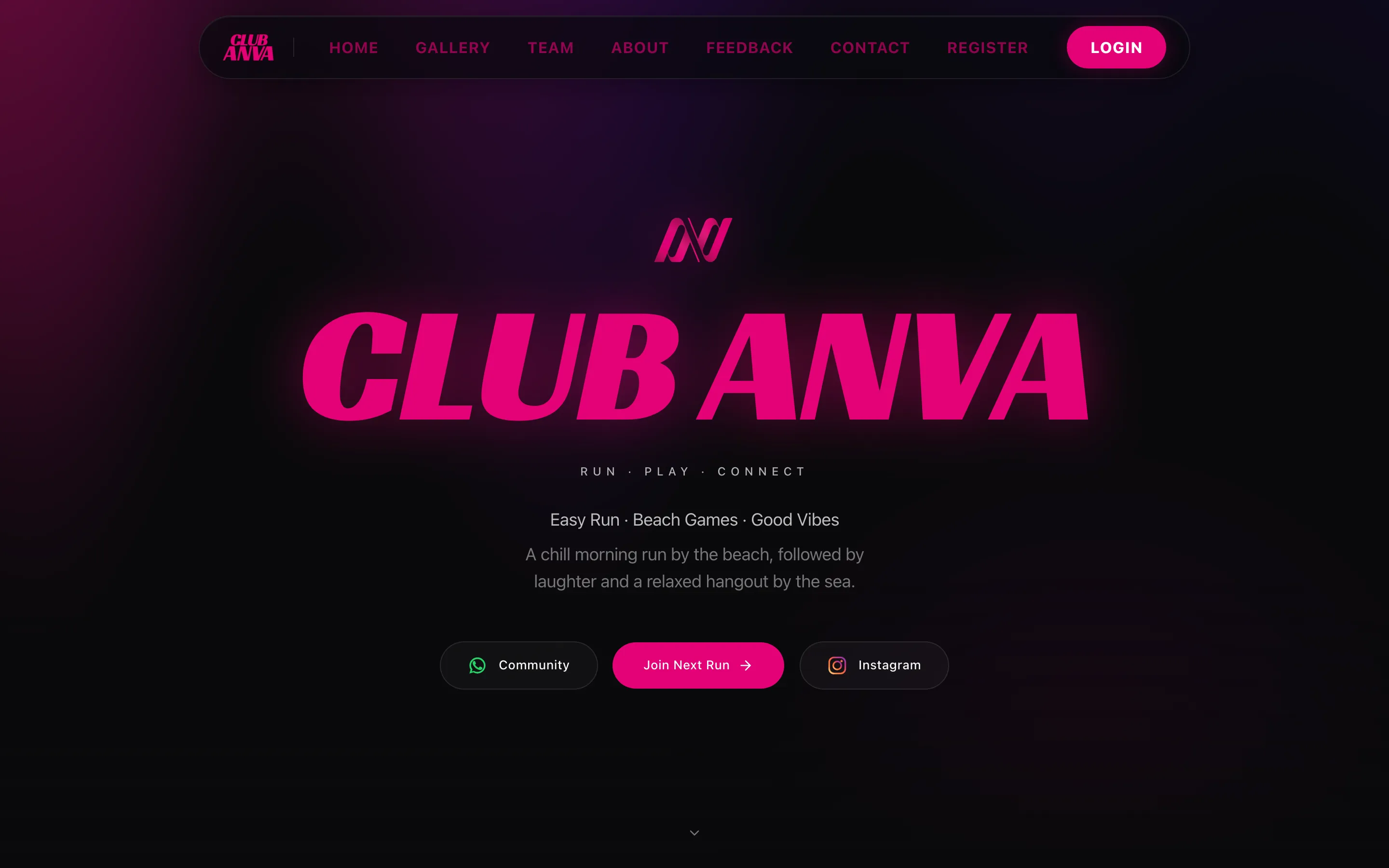 Screenshot of Club Anva