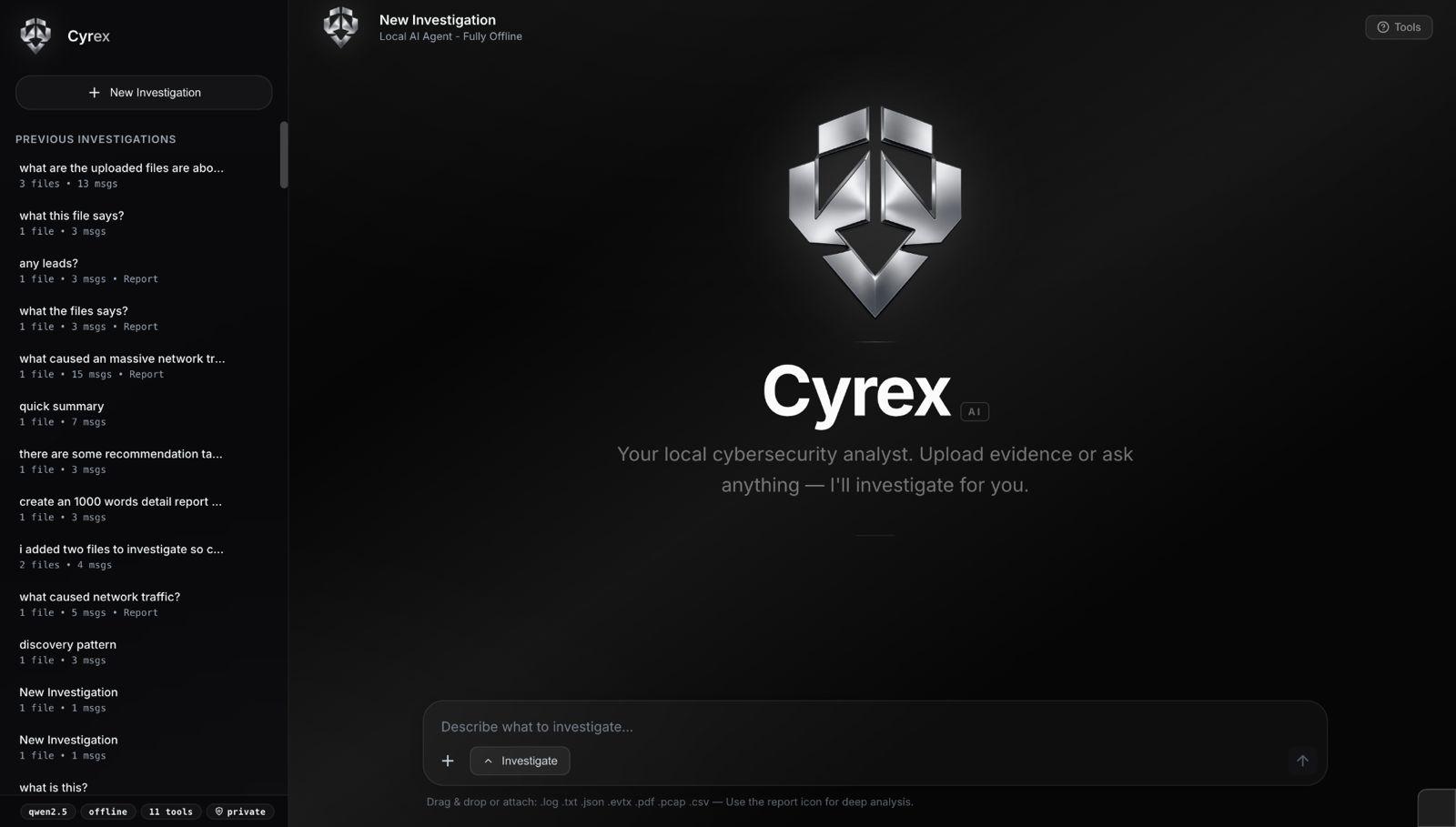 Screenshot of CyberWing